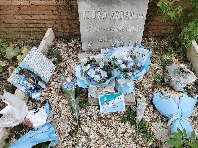 The grave of the real Mejiro Ardan